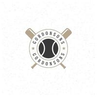 Baseball Logo Template. Design Element Vintage Style Badge vector