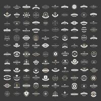 Vintage Logos Design Templates Set. vector