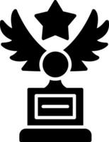 Wings Glyph Icon vector