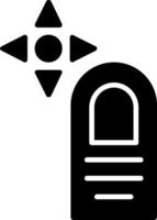 Drag Glyph Icon vector