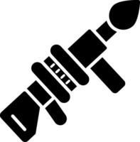 Grenade Launcher Glyph Icon vector