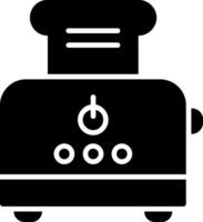 Toaster Glyph Icon vector