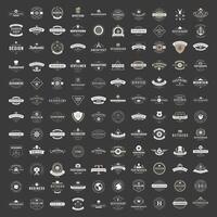 Vintage Logos Design Templates Set. vector