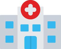 Hospital Flat Icon vector