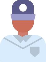 Security Guard Flat Icon vector