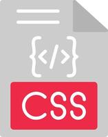 Css Flat Icon vector