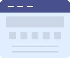 Web Browser Flat Icon vector