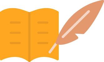 Literature Flat Icon vector