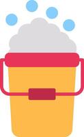 Bucket Flat Icon vector