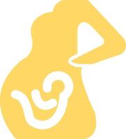 obstetricia plano icono vector