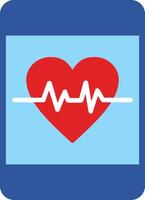 Heart Care Flat Icon vector