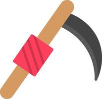 Scythe Flat Icon vector