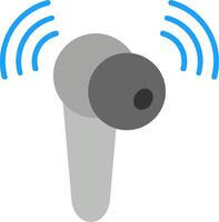 Earbud Flat Icon vector