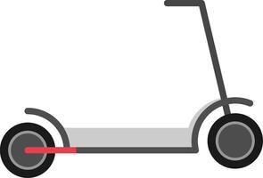 Kick Scooter Flat Icon vector