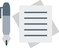 Notes Flat Icon vector