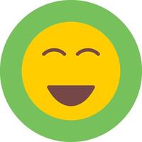 Happy Flat Icon vector