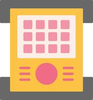 Field Controller Flat Icon vector