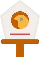 Bird House Flat Icon vector