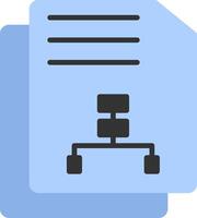 Document Flat Icon vector