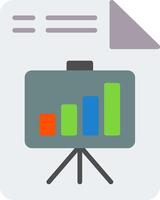 Presentation Flat Icon vector