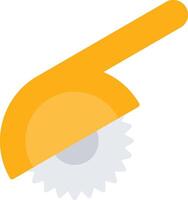Mitre Saw Flat Icon vector