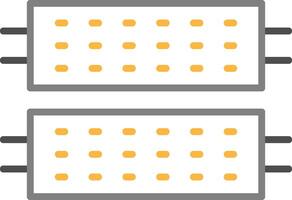 Led Flat Icon vector