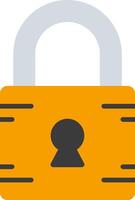 Lock Flat Icon vector