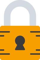 Lock Flat Icon vector