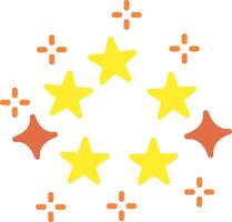 Stars Flat Icon vector