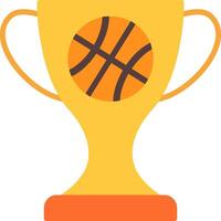 icono plano de baloncesto vector