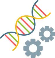 Genetics Flat Icon vector