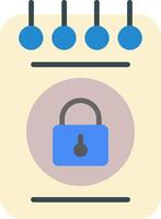 Notepad Flat Icon vector