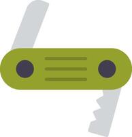 Swiss Army Knife Flat Icon vector