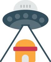 Ufo Flat Icon vector