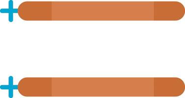 Sticks Flat Icon vector