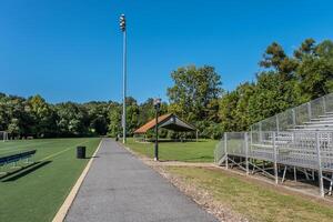 Multi use path in a sports park photo