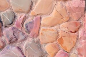 Tranquil Palette Capturing the Beauty of Pastel Stone, A Serene Spectrum of Earth's Subtle Tones photo