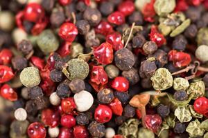 Exploring the Beauty of Macro Spices and Herb Background, A Flavorful Tapestry of Culinary Inspiration photo