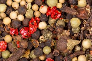 Exploring the Beauty of Macro Spices and Herb Background, A Flavorful Tapestry of Culinary Inspiration photo