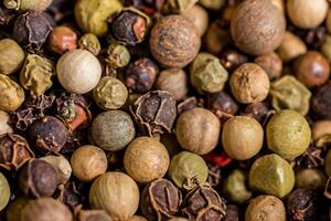 Exploring the Beauty of Macro Spices and Herb Background, A Flavorful Tapestry of Culinary Inspiration photo