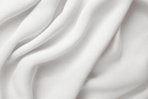 The Allure of Solid White Cloth Background, A Classic Canvas of Purity and Simplicity photo