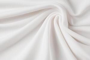 The Allure of Solid White Cloth Background, A Classic Canvas of Purity and Simplicity photo