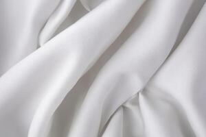 The Allure of Solid White Cloth Background, A Classic Canvas of Purity and Simplicity photo