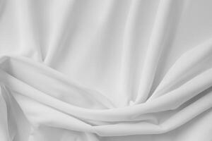 The Allure of Solid White Cloth Background, A Classic Canvas of Purity and Simplicity photo