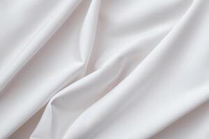 The Allure of Solid White Cloth Background, A Classic Canvas of Purity and Simplicity photo