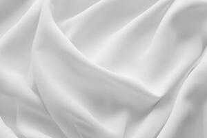 The Allure of Solid White Cloth Background, A Classic Canvas of Purity and Simplicity photo