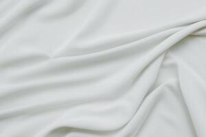 The Allure of Solid White Cloth Background, A Classic Canvas of Purity and Simplicity photo