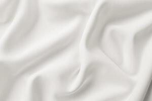 The Allure of Solid White Cloth Background, A Classic Canvas of Purity and Simplicity photo