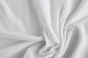 The Allure of Solid White Cloth Background, A Classic Canvas of Purity and Simplicity photo