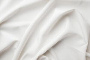 The Allure of Solid White Cloth Background, A Classic Canvas of Purity and Simplicity photo